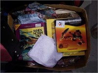 Box of linen and miscellaneous Disney