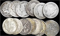 Coins - 14 Silver Dimes