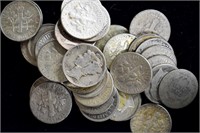 Coin Lot - 33 Silver Dimes
