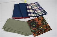 LOT OF 6 MISC. NAPKINS