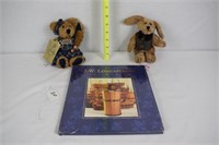 LONGABERGER BOOK, BOYDS BEAR AND RABBIT