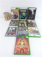10 jeux vidéos pour XBox dont Fable, Max Payne