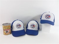 3 casquettes Toronto Blue Jays