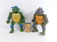 2 figurines Tortues Ninja, Playmates Toys