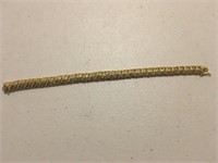 Gold & Silver Tennis Bracelet