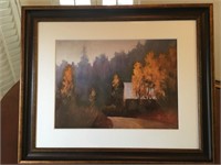Stunning Framed & Matted Country Roads Portrait
