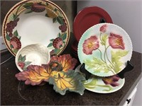 Pier 1 Decorator Collection - Burgundy Dishes