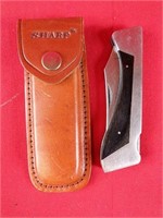 Sharp Folding Pocket Knife with Sheath