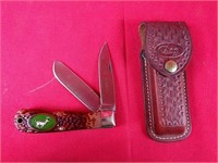 Camillus American Wildlife Pocket Knife w/Sheath