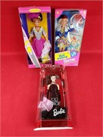 Three Vintage Barbie Dolls