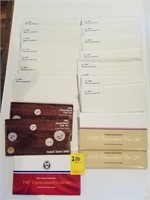 20- 1980-1987 Uncirculated Coin Sets