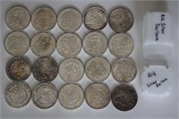 Roll of 20 AU Silver Dollars 1884-1923