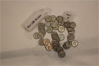 7 Rolls of 40  1964 Nickels, Uncirculated