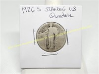 1926-S STANDING LIBERTY SILVER QUARTER COIN
