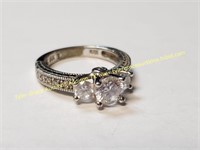 STERLING SILVER RING BRIDAL / WEDDING RING