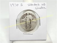 1930-S STANDING LIBERTY SILVER QUARTER COIN