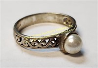 STERLING SILVER RING SCROLL RING