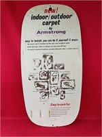 Vintage Armstrong Carpet Display Board
