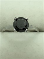 $1300 10K Black Diamond 1.18Ct Ring