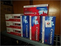 Packages of roll-your-own cigarettes