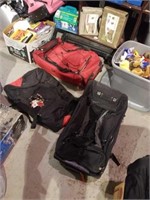 Pile of suitcases