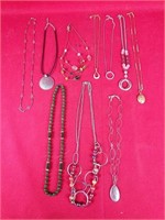 Ten Costume Jewelry Necklaces