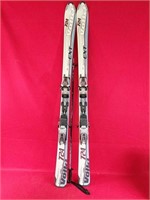 Volkl 724 Skis and Scott Ski Pole