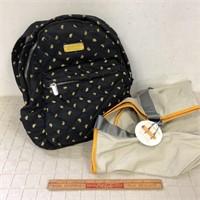 MARC JACOBS BACKPACK AND NEW YOGA TOTE