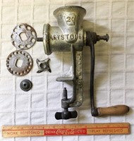 EARLY MEAT GRINDER WITH ATTACHMENTS