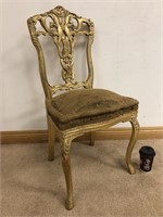 GOLD ACCENT CHAIR