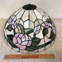 BEAUTIFUL TIFFANY STYLE GLASS LIGHT FIXTURE