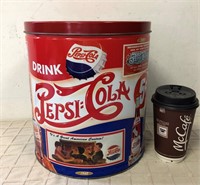 PEPSI- COLA TIN CAN