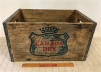 VINTAGE CANADA DRY ADVERTISING CRATE
