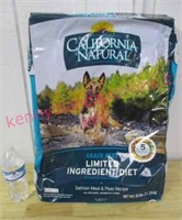 new dog food "calif. natural" (salmon-peas) 26-lb