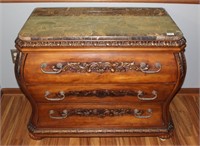 Bombay Chest w/marble top.