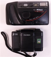 Paimex E35 Camera & Nikon One Touch Camera