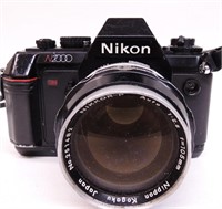 Nikon N2000 Camera w/ Nikkor-P Lens