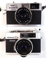 Konica C35 Camera & Olympus 35RC Camera