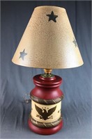 Americana Ceramic Lamp with Shade