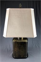 Tin Table Lamp with Shade
