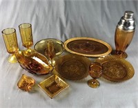 Selection of Amber Glassware