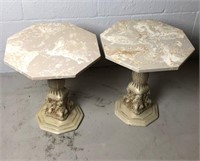 Octagonal Marble Occasional Table