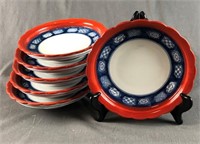 Asian Signed Footed Plates