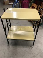 FOLDING HAN-D-MADE SERVING TABLE