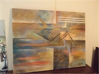 Large Abstract Lee Reynolds Painting