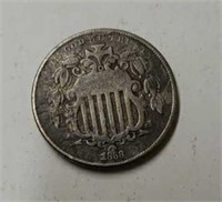 1868 U.S Shield Nickel