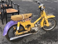Vintage Honda 70 Deluxe Passport Project Bike