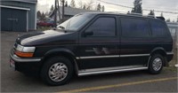 1992 Black Dodge Van