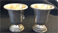 Set of 2 .925 .925 Sterling Silver Goblets