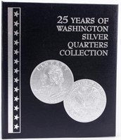 Coin 25 Years of Washington Silver Quarters Set